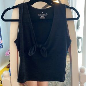 American eagle black tank tops